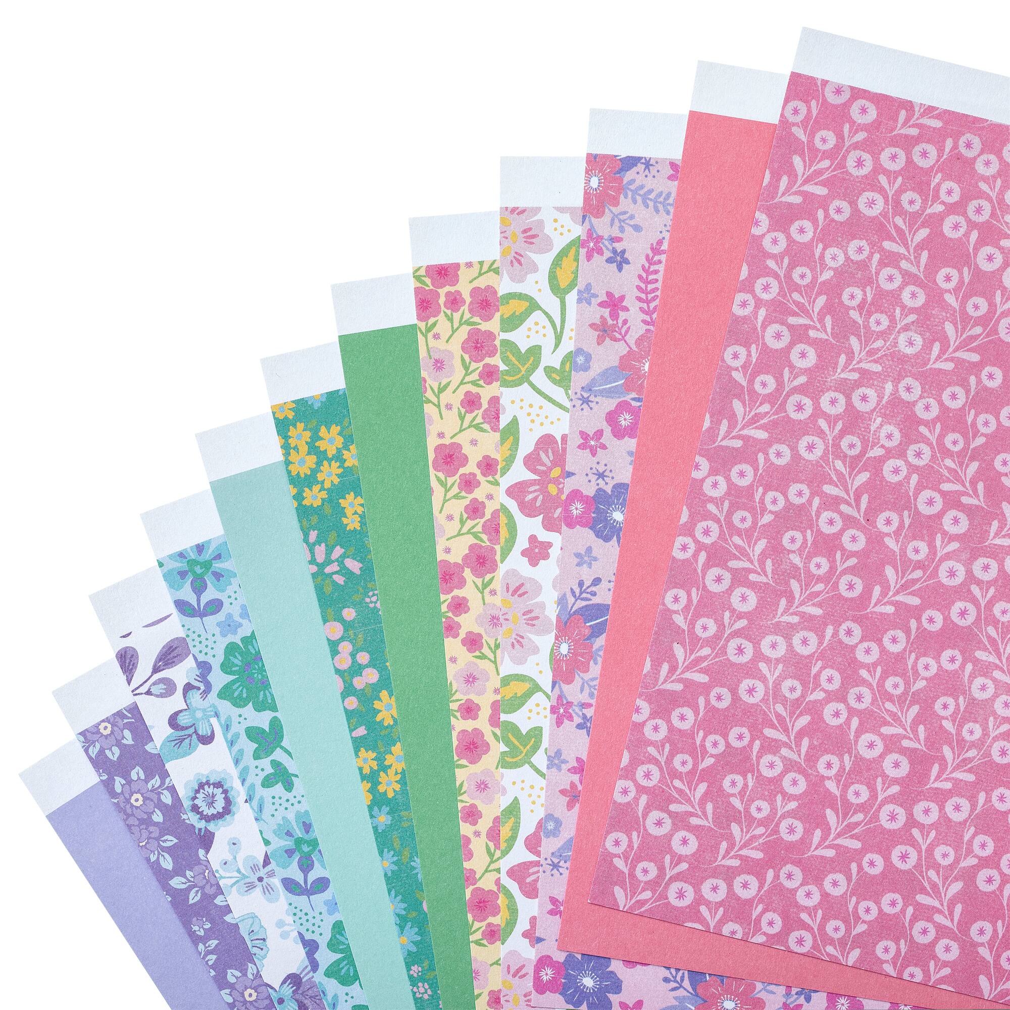 Ditsy Floral Paper Pad by Recollections™, 6" x 6"